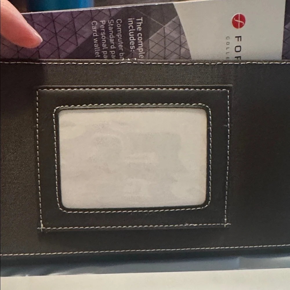 Foray Business Cardfolio Business Card Holder Brown